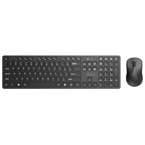 4260664870029 - MROS107 - keyboard and mouse set - QWERTZ - black - Tastatur & Maus Set - Schwarz