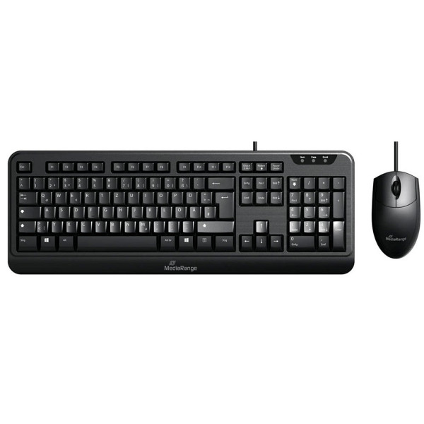 4260664870043 - MROS108 - Tastatur-und-Maus-Set - USB - QWERTZ - Deutschland Österreich Schweiz - Schwarz 4260664870043 - MROS108 - Tastatur-und-Maus-Set - USB - QWERTZ - Deutschland Österreich Schweiz - Schwarz