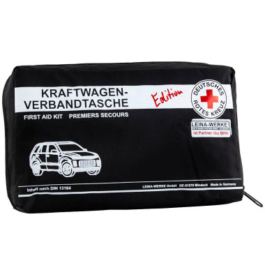 Erste-Hilfe-Tasche Compact DRK Edition DIN 13164 schwarz
