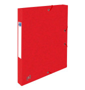 Heftbox TOP FILE+ 400114365, A4 rot, 2,5cm Füllhöhe, Karton
