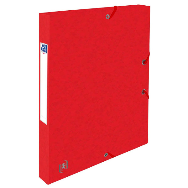 12 Stück Oxford Heftbox TOP FILE+ 400114365, A4 rot, 2,5cm Füllhöhe, Karton 3045050391965 Oxford