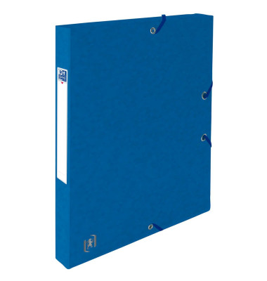 Heftbox TOP FILE+ 400114361, A4 blau, 2,5cm F&uuml;llh&ouml;he, Karton 390g