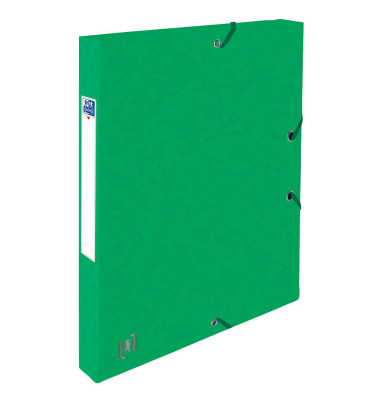 Heftbox TOP FILE+ 400114366, A4 gr&uuml;n, 2,5cm F&uuml;llh&ouml;he, Karton 390g