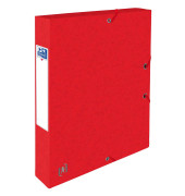 Heftbox TOP FILE+ 400114372, A4 rot, 4cm Füllhöhe, Karton 390g