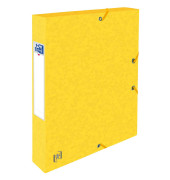 Heftbox TOP FILE+ 400114369, A4 gelb, 4cm Füllhöhe, Karton 390g