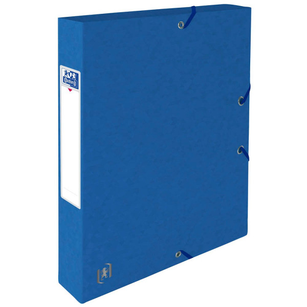 3045050392276 - Heftbox TOP FILE+ 400114368 A4 blau 4cm Füllhöhe Karton 390g 3045050392276 Oxford