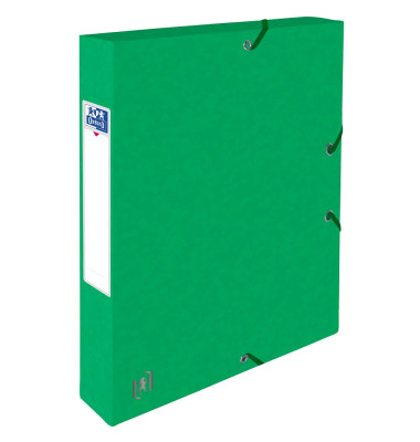 Heftbox TOP FILE+ 400114373, A4 grün, 4cm Füllhöhe, Karton 390g