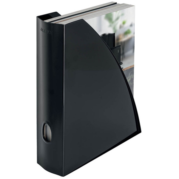 Recycle Stehsammler 5326 DIN A4 CO2 Neutral 98% Recycelter Kunststoff Schwarz 75 x 258 x 312 cm