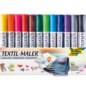 Textilmarker farbsortiert 1,0 - 5,0 mm