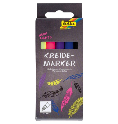 NEON LIGHTS Kreidemarker farbsortiert 1,0 - 2,0 mm