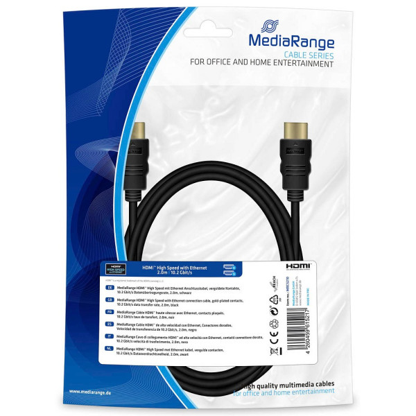 4260459615217 - HDMI HighSpeed Ethernet Anschlussk 102Gibt s 2m 4260459615217 - HDMI HighSpeed Ethernet Anschlussk 102Gibt s 2m
