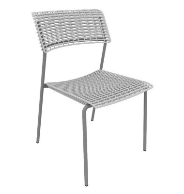Besucherstuhl Cell, grau / grau, ohne Armlehnen, 4-Fuß-Gestell Besucherstuhl Cell, grau / grau, ohne Armlehnen, 4-Fuß-Gestell