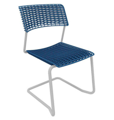 CELL Besucherstuhl blau