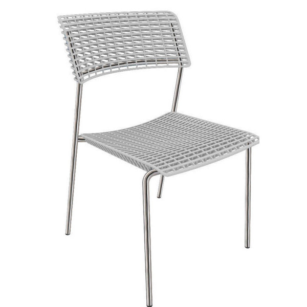 8052877357130 - Besucherstuhl Cell grau chrom ohne Armlehnen 4-Fuß-Gestell 8052877357130 Quadrifoglio 8052877357130 - Besucherstuhl Cell grau chrom ohne Armlehnen 4-Fuß-Gestell 8052877357130 Quadrifoglio