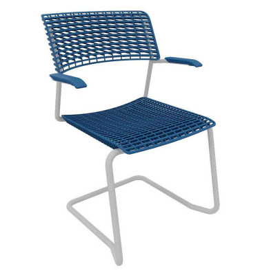 CELL Besucherstuhl blau