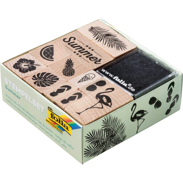 4001868095753 - Motivstempel-Set SUMMER 4001868095753 folia 4001868095753 - Motivstempel-Set SUMMER 4001868095753 folia