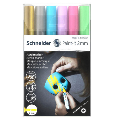 Paint-It 310 V2 Acrylstifte farbsortiert 2,0 mm