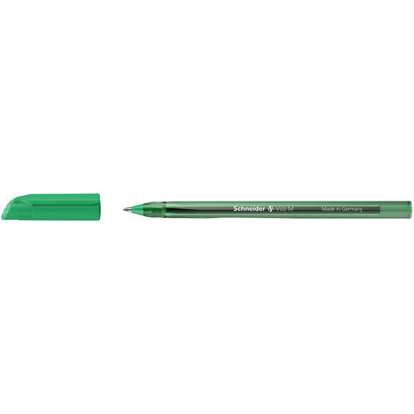 10 Stück Schneider Kugelschreiber Vizz M grün Schreibfarbe grün 4004675129574 Schneider