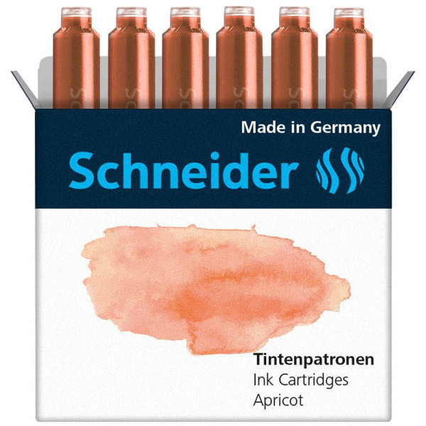 4004675147448 - Füllerpatronen Pastell 166116 apricot (orange) 4004675147448 166116 6 Stück
