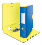 Ordner Active Urban Chic 1116-00-32, A4 82mm breit Kunststoff vollfarbig, teilweise gemustert blau