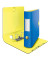 Ordner Active Urban Chic 1116-00-32, A4 82mm breit Kunststoff vollfarbig, teilweise gemustert blau