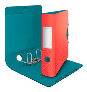 Ordner Active Urban Chic 1116-00-20, A4 82mm breit Kunststoff vollfarbig, teilweise gemustert rot