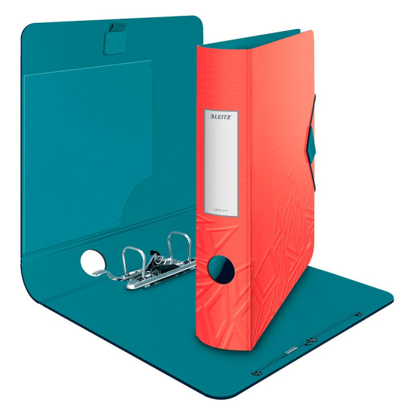 4002432124237 - AKTION LEITZ Active Urban Chic Ordner rot Kunststoff 65 cm DIN A4 1 St mit Prämie nach Registrierung