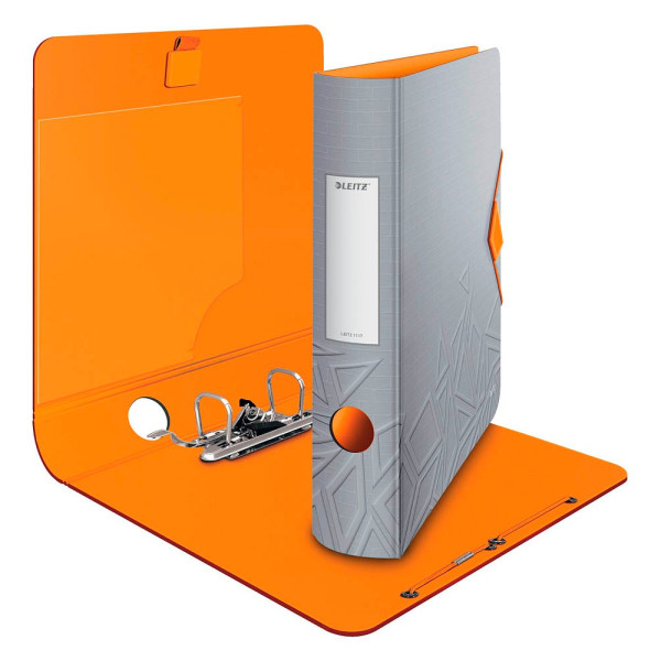 4002432124268 - Ordner Active Urban Chic 1117-00-88 A4 65mm schmal Kunststoff vollfarbig dunkelgrau 4002432124268 Leitz