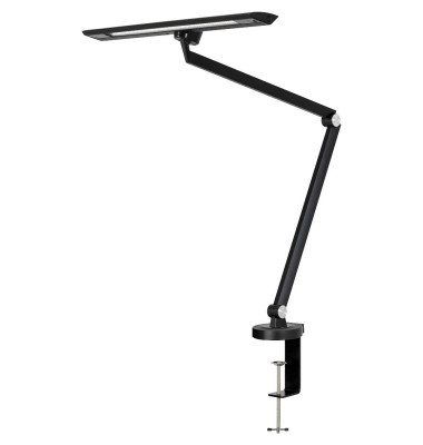 LED Zirkon LED-Schreibtischlampe schwarz 12 W mit Tischklemme