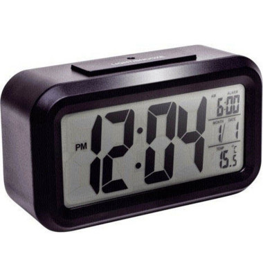  Wecker Quarz-Wecker 42435 42435, schwarz