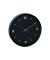 Wanduhr 60.3056.01 schwarz Kunststoff, Glas