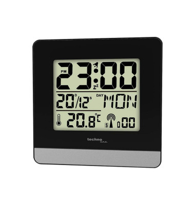  Funkwecker WT 260 WT 260, schwarz/silber