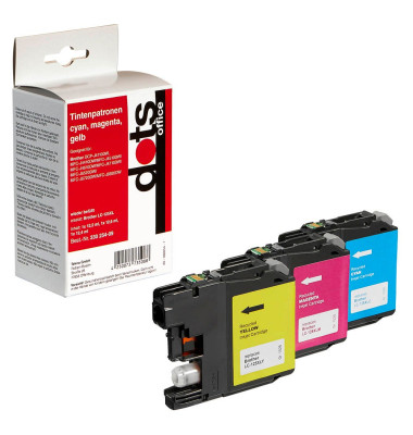 3 cyan, magenta, gelb Tintenpatronen ersetzen brother LC125XLRBWBP