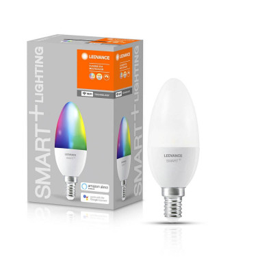 LED-Lampe SMART+ WiFi Candle 40 Multicolour E14 5 W matt
