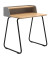 Sekretär secretair home SH10WS-RE028, 91cm (H), 82,4x61,2cm (BxT), rechteckig, eiche / schwarz