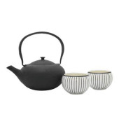 Tee-Set Shanxi schwarz 4-tlg.