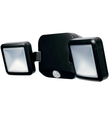 LED-Licht mit Dämmerungssensor und Bewegungsmelder Battery LED Spotlight Double 10 W