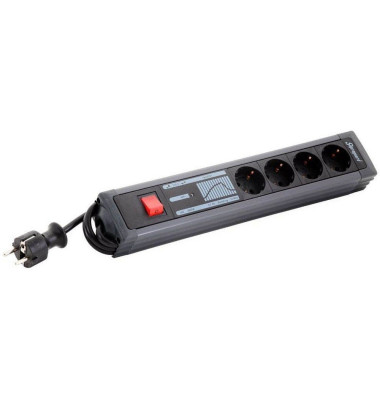Steckdosenleiste 0015462513 Supraguard, 4-fach, schwarz