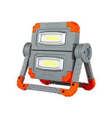 FLEX POWER Akku-Baustrahler grau, orange 2 x 5 W