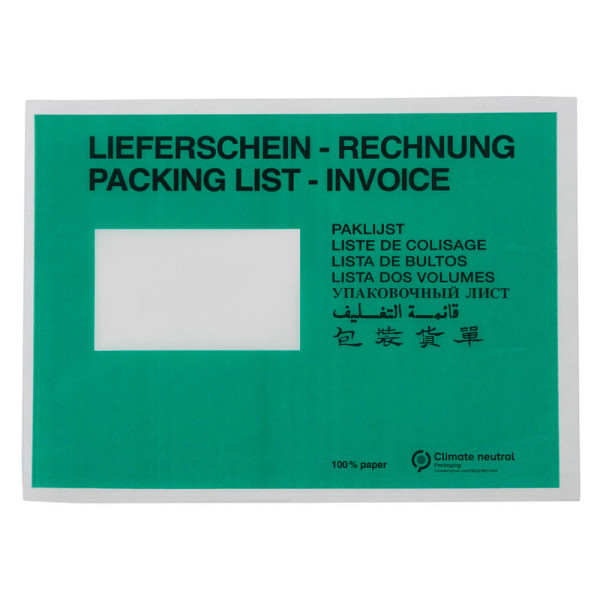 4066300446036 - Lieferscheintaschen Pergamin 440603 C5 LIEFERSCHEIN - RECHNUNG selbstklebend 4066300446036 250 Stück 4066300446036 - Lieferscheintaschen Pergamin 440603 C5 LIEFERSCHEIN - RECHNUNG selbstklebend 4066300446036 250 Stück