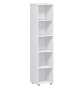 Bücherregal weiß 4 Fachböden