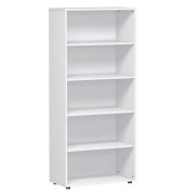 Bücherregal weiß 4 Fachböden