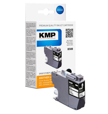 B58B schwarz Tintenpatrone ersetzt brother LC-3217BK