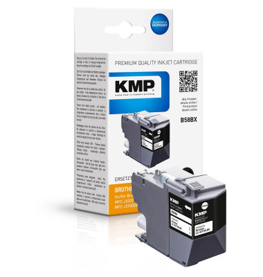 B58BX schwarz Tintenpatrone ersetzt brother LC-3219XLBK