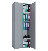XXL Aktenschrank grau/grau