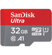 Speicherkarte Ultra SDSQUA4-032G-GN6IA, Micro-SDHC, mit SD-Adapter, Class 10, bis 120 MB/s, 32 GB