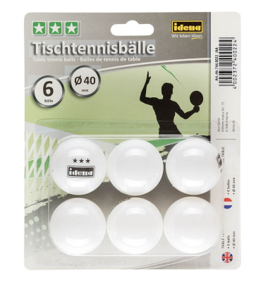 Tischtennisbälle weiß