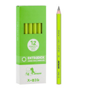 Bleistift-Set X- BIG, 1005-0001, 12x grün, k.A., 2B