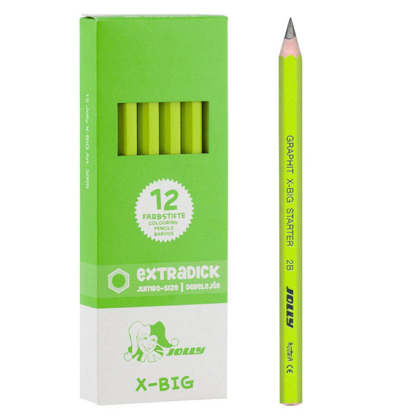 9014400219956 - Bleistift-Set X- BIG 1005-0001 grün kA 2B 9014400219956 12 Stück 9014400219956 - Bleistift-Set X- BIG 1005-0001 grün kA 2B 9014400219956 12 Stück