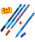 3+1 GRATIS: 3 Kugelschreiber Slider Edge blau Schreibfarbe farbsortiert + GRATIS 1 Kugelschreiber Slider Edge blau
